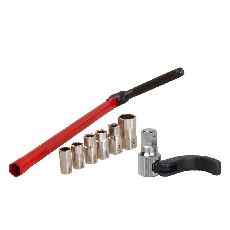 Kit chiave sottolavello con inserti esagonali 9 - 17 mm e ganascino 10 - 32 mm - MGF 920387 920387 1