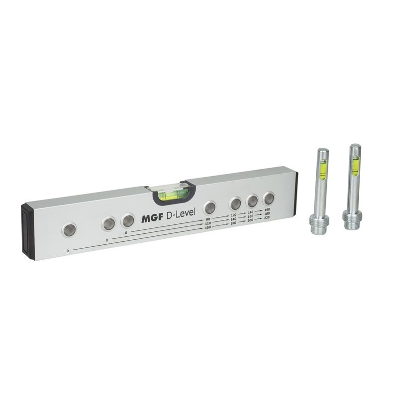 MGF 921600 D-LEVEL livella a bolla con dima per rubinetti e mensole 921600 1