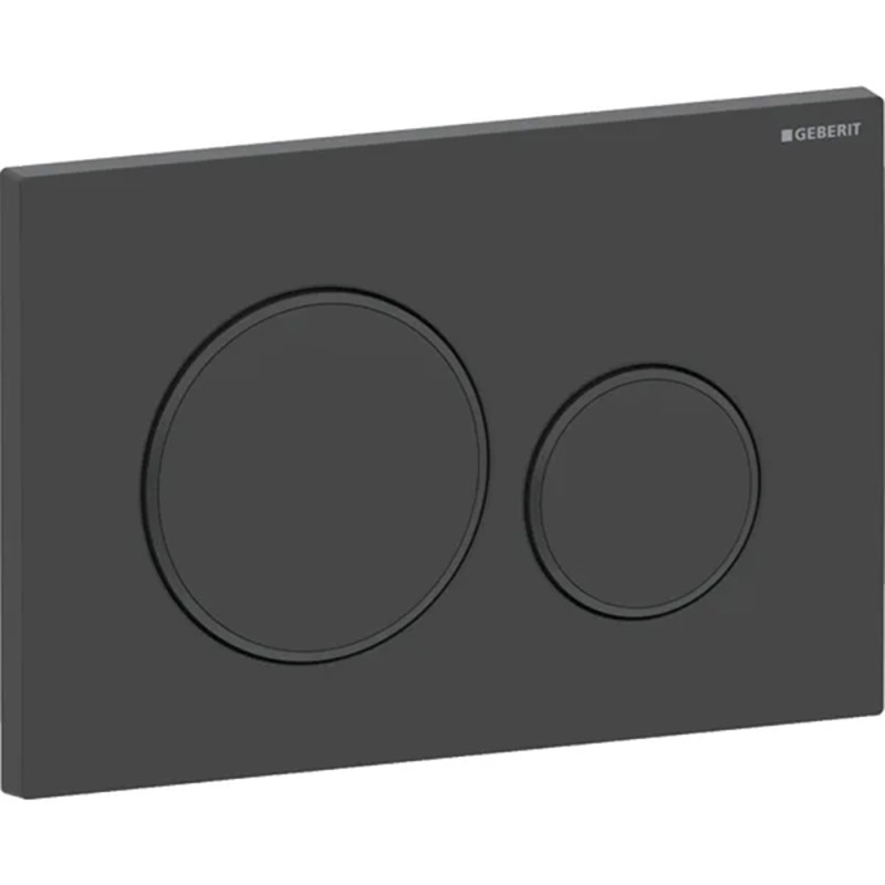 Geberit Sigma01 115.882.16.1 placca di comando nero opaco per cassette WC Sigma 115.882.16.1 1