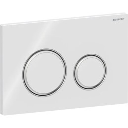 Geberit Sigma50 115.884.SI.1 placca di comando vetro bianco per cassette WC Sigma 115.884.SI.1 1