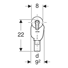 Geberit 152.234.11.1 sifone da incasso per apparecchi Ø 40 mm 152.234.11.1 3