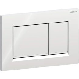 Geberit 115.883.KH.1 Placca di comando Sigma20 cromo lucido per cassette da incasso 115.883.KH.1 1