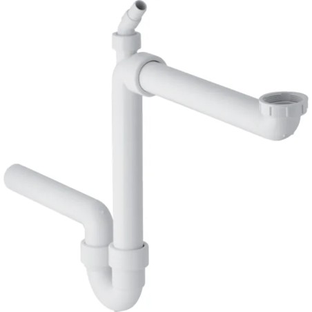 Geberit 152.885.11.1 Sifone curvo salvaspazio per lavello con scarico orizzontale 152.885.11.1 1