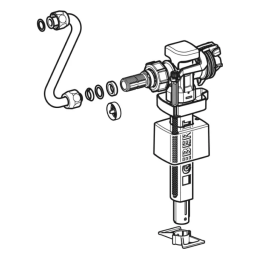 Geberit 240.784.00.5 Rubinetto a galleggiante tipo 383 con attacco laterale 3/8" 240.784.00.5 2