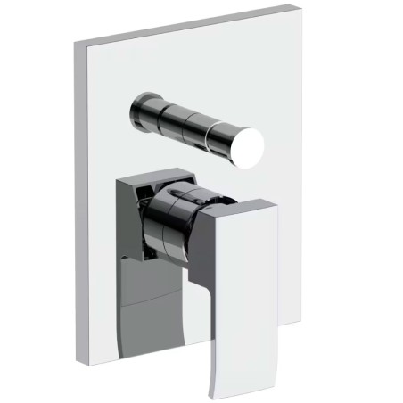 Paffoni ELBOX015CR Set esterno miscelatore doccia 2 uscite cromato serie Elle ELBOX015CR 1