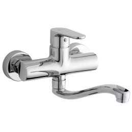 Paffoni GR161CR Miscelatore lavello a muro cromato serie Green GR161CR 1