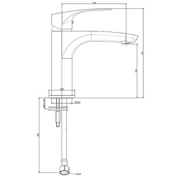 Paffoni LM071CR Miscelatore lavabo cromato serie Lime LM071CR 2