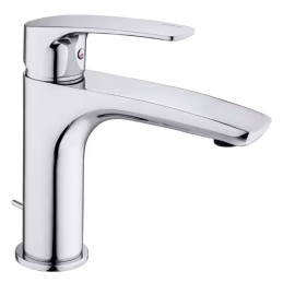 Paffoni LM075CR Miscelatore lavabo cromato con scarico automatico serie Lime LM075CR 1