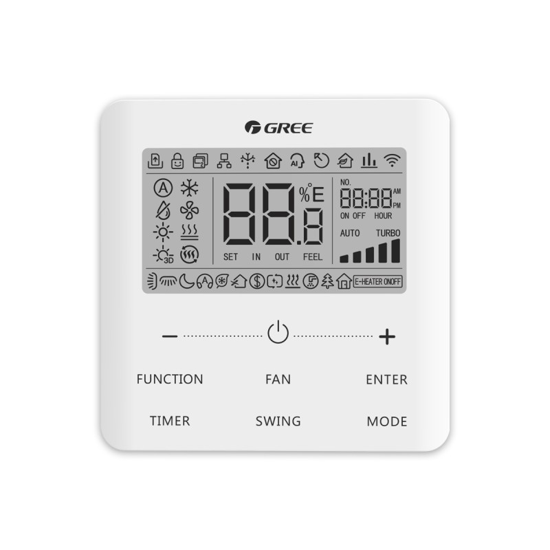 Gree NC20700260 Comando a filo con WiFi XE7A-24/HC NC20700260 1