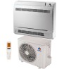 Climatizzatore console pavimento 9000 BTU inverter R32 WiFi con unità interna ed esterna classe A+++/A++ GREE10254/GREE10255 1