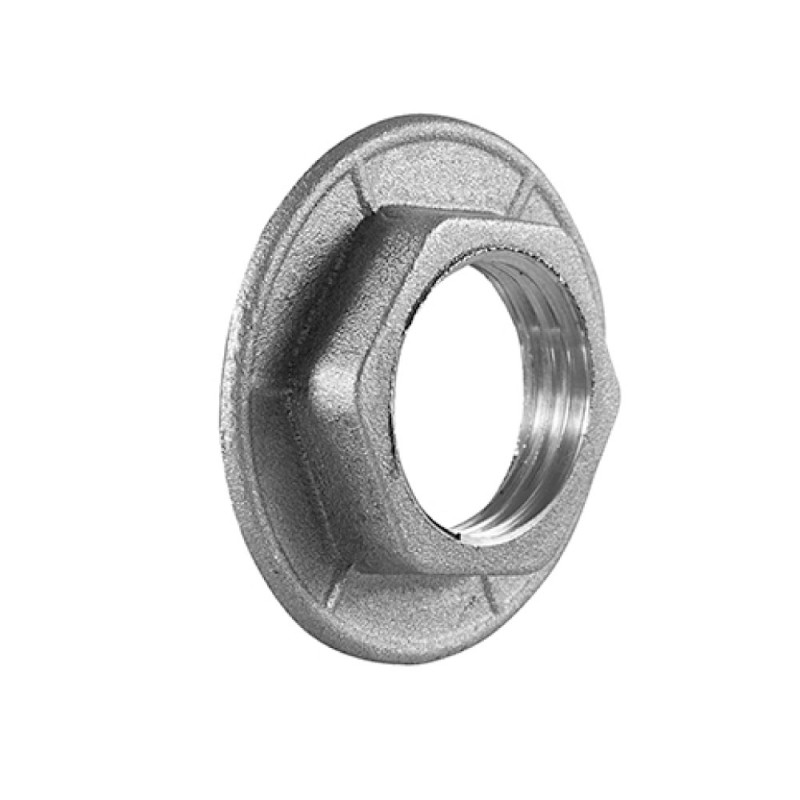 TDM BRASS 121E34 Controdado flangiato in ottone nichelato 3/4" 121E34 1