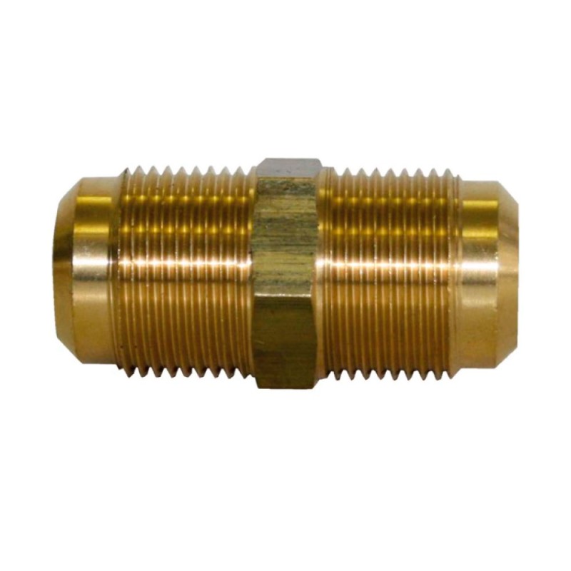 Ferrari 107110 Raccordo di giunzione diritto 1/4" x 1/4" in ottone 107110 1