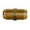 Ferrari 107110 Raccordo di giunzione diritto 1/4" x 1/4" in ottone 107110 1