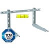 ORBIS OB581540 MB 120/450 LIV staffa premontata unità esterne 120 kg - con barra e livella OB581540 1