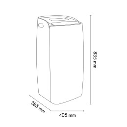 GREE GREE10282 MOMA GPH12AN-K5NNA1D climatizzatore portatile 13000 BTU GREE10282 3