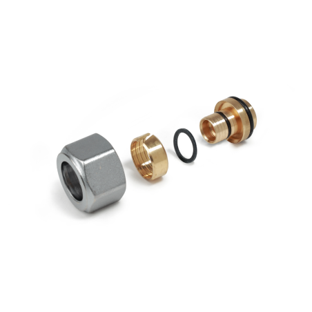 Giacomini R179MX021 Adattatore per tubi multistrato 16 x (20 x 2,5) - raccordo in ottone R179MX021 1
