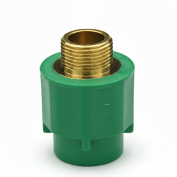 Giunto filettato maschio di transizione in PP-R e ottone Ø 20 mm x 1/2" - BAMPI VMM20010 VMM20010 1