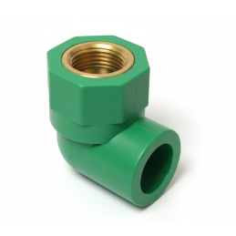 Gomito filettato femmina 90° Ø25 mm con filetto 3/4" - BAMPI VGF25020 VGF25020 1