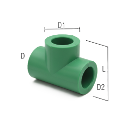 Raccordo a T per impianto idrico Ø20x20x20 mm - BAMPI VT202020 VT202020 2