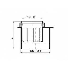 Raccordo aumento corto 110/125 mm per sistema di scarico - BAMPI BROCO1112 BROCO1112 2