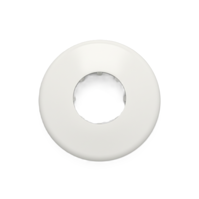 Rosone Ø90 mm bianco per manicotto WC HTSK - BAMPI BROS0090 BROS0090 1