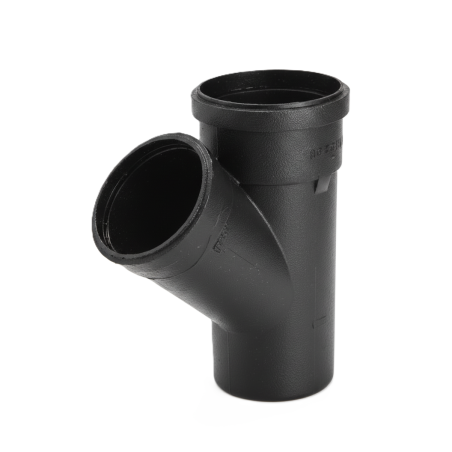 Braga 45° doppio bicchiere DN 75/50 in PP fonoassorbente - BAMPI US070545 US070545 1