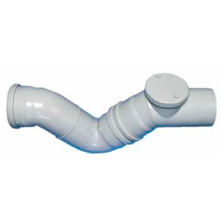 Sifone FIRENZE completo d'ispezione con tappo a vite DN 90 - BAMPI BHLSIFI09 BHLSIFI09 1