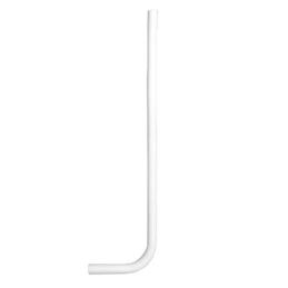 Tubo di risciacquo esterno in ABS bianco per cassette alte Ø 32/32 mm - BAMPI CTUBAL15 CTUBAL15 1