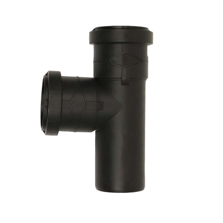 Braga ridotta USEA fonoassorbente in PP nero ad angolo 87,5° DN 90/50 - BAMPI US090587 US090587 1