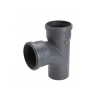 Braga ventilata USEA fonoassorbente in PP nero ad angolo 87,5° DN 160/110 - BAMPI US161187 US161187 1