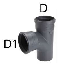 Braga ventilata USEA fonoassorbente in PP nero ad angolo 87,5° DN 160/110 - BAMPI US161187 US161187 2