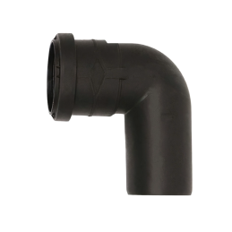 Curva USB fonoassorbente in PP nero ad angolo 87,5° DN 160 - BAMPI US160087 US160087 1