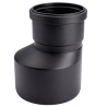 Aumento eccentrico USR fonoassorbente in PP nero MF Ø90-110mm - BAMPI US090110 US090110 1