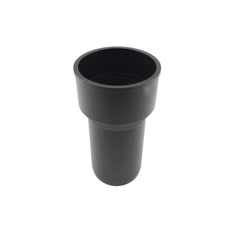 Raccordo tecnico diritto senza morsetto USS fonoassorbente in PP nero Ø40/46mm - BAMPI USSO0401 USSO0401 1
