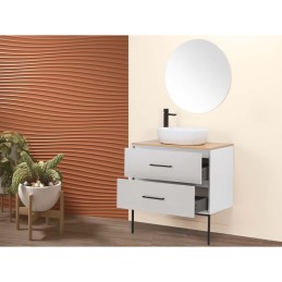 Venus Mobile Bagno Sospeso 80cm Bianco Opaco - Feridras 900393 900393 3