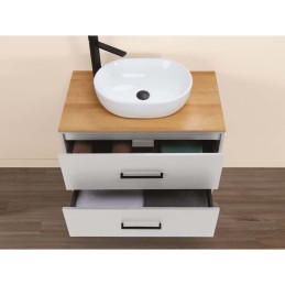 Venus Mobile Bagno Sospeso 80cm Bianco Opaco - Feridras 900393 900393 4