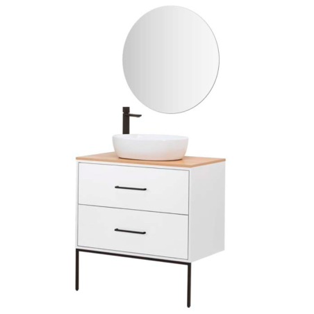 Venus Mobile Bagno Sospeso 80cm Bianco Opaco - Feridras 900393 900393 1