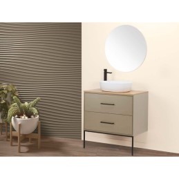 Venus Mobile Bagno Sospeso 80cm Tortora - Feridras 900391 900391 3