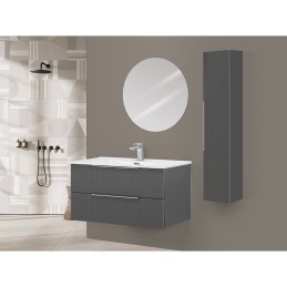 Burano Mobile Bagno Sospeso 100cm Grigio - Feridras 900423 900423 3