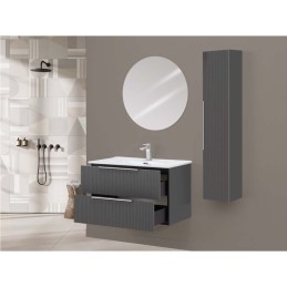 Burano Mobile Bagno Sospeso 100cm Grigio - Feridras 900423 900423 4