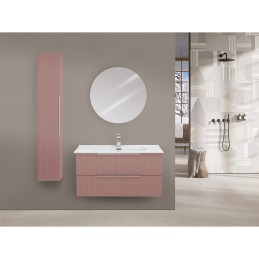 Burano Mobile Bagno Sospeso 100cm Rosa - Feridras 900424 900424 2