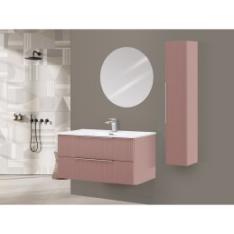 Burano Mobile Bagno Sospeso 100cm Rosa - Feridras 900424 900424 3