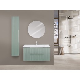 Burano Mobile Bagno Sospeso 100cm Verde - Feridras 900425 900425 2