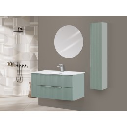 Burano Mobile Bagno Sospeso 100cm Verde - Feridras 900425 900425 3