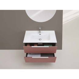 Burano Mobile Bagno Sospeso 80cm Rosa - Feridras 900421 900421 5