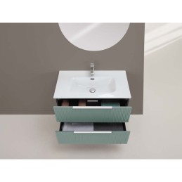Burano Mobile Bagno Sospeso 80cm Verde - Feridras 900422 900422 5