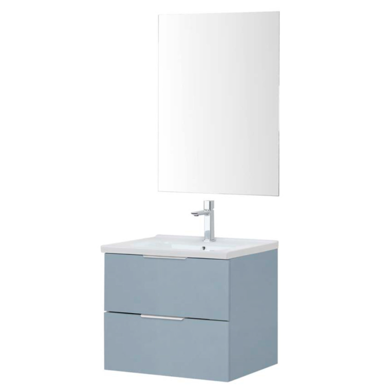 Rialto Mobile Bagno Sospeso 60cm Azzurro Polvere - Feridras 900402 900402 1