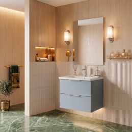 Rialto Mobile Bagno Sospeso 60cm Azzurro Polvere - Feridras 900402 900402 2