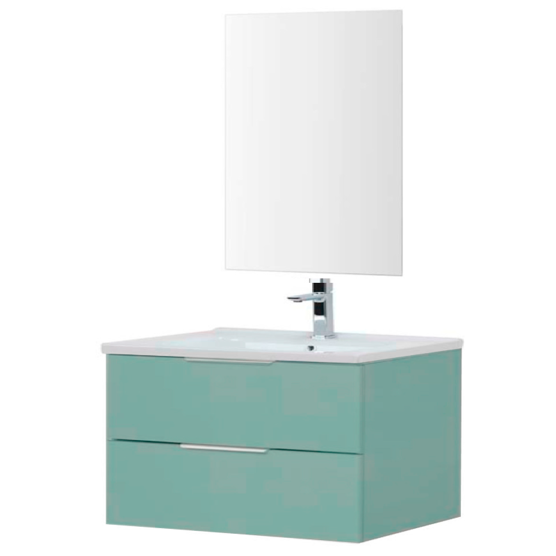 Rialto Mobile Bagno Sospeso 100cm Verde - Feridras 900411 900411 1