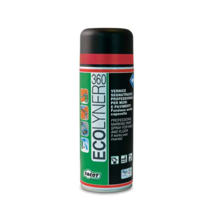 ECOLYNER 360° vernice tracciante rossa 400 ml - Facot ECOLY360RO0400 ECOLY360RO0400 1